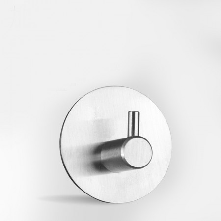 Meidong Stainless Steel Vacuum Suction Cup Hooks Shower Holder - Removable Bathroom Shower Hook Suction Towel Rack and Kitchen Organizer for Towel Hook, Bathrobe and Loofah